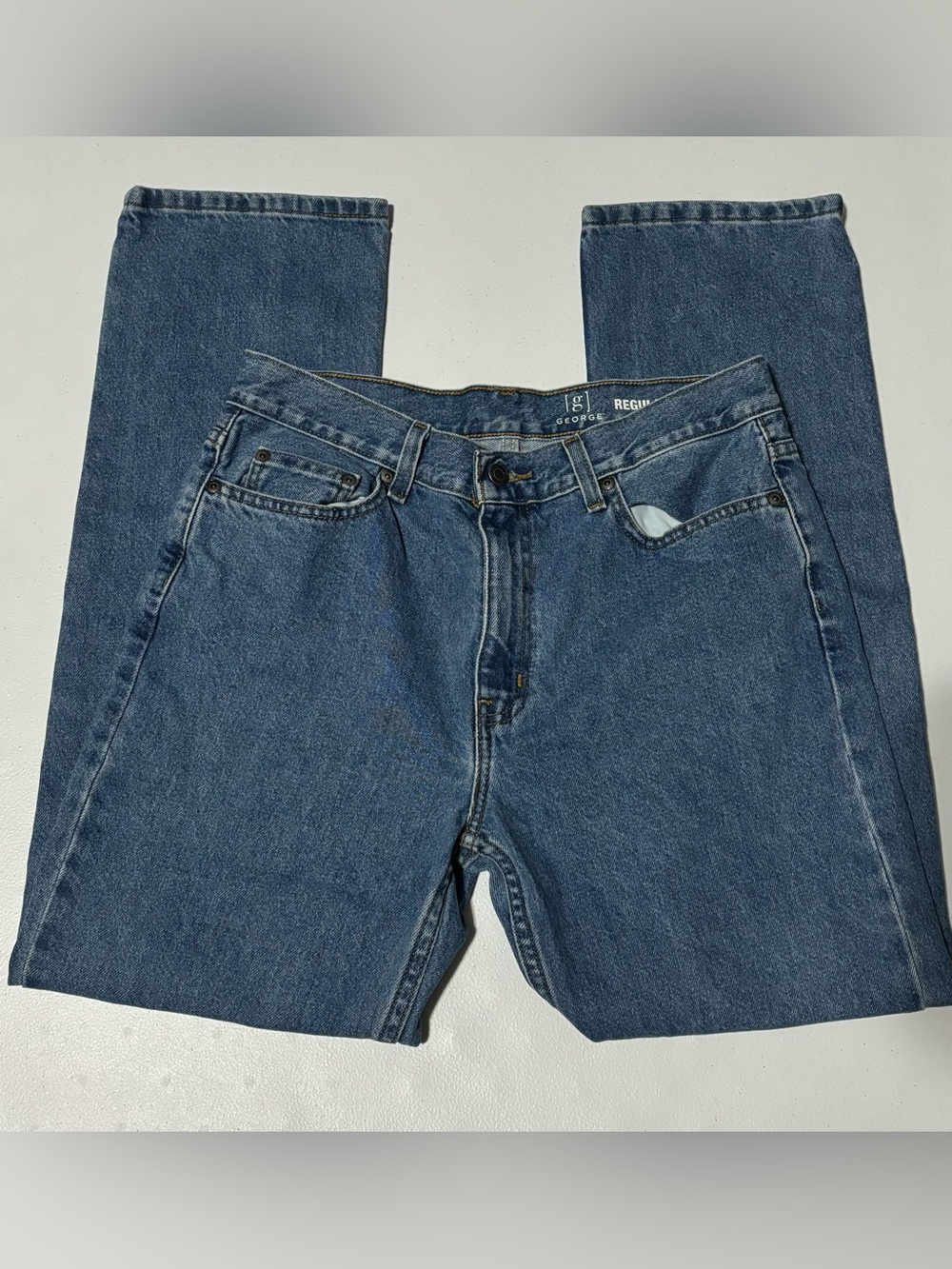 Men's Straight Leg Denim Jeans